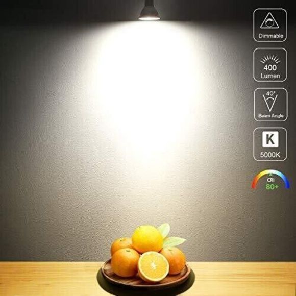 Lepro GU10 LED Bulb Dimmable, 50W Halogen Equivalent Light Bulbs, 5.5W 5000K - Picture 4 of 11